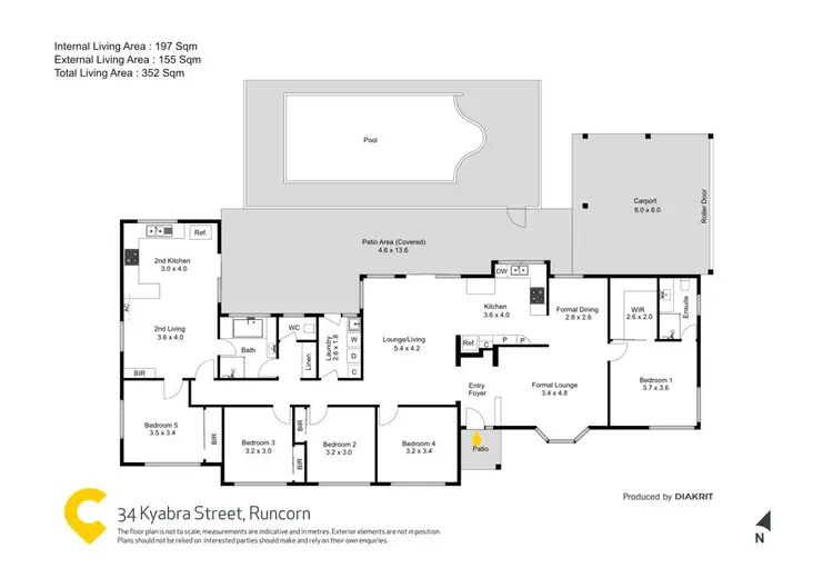 Floorplan of Homely house listing, 34 Kyabra Street, Runcorn QLD 4113