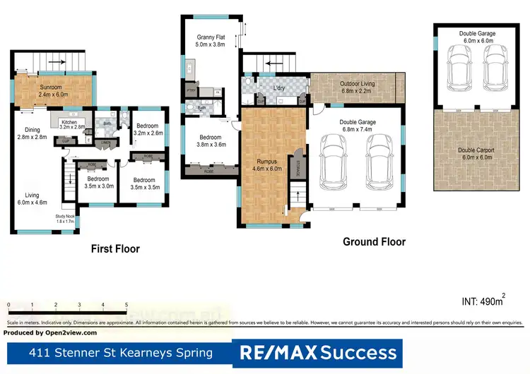 Floorplan of Homely house listing, 411 Stenner Street, Kearneys Spring QLD 4350