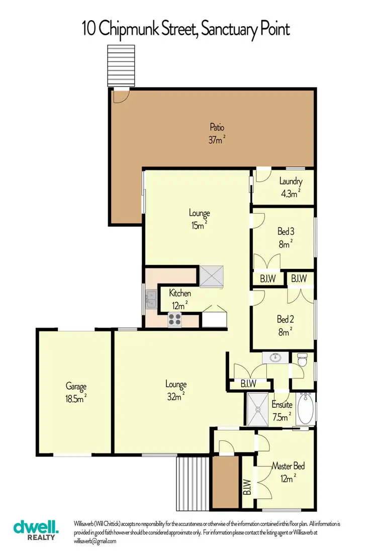 Floorplan of Homely house listing, 10 Chipmunk Ave, Sanctuary Point NSW 2540