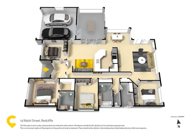 Floorplan of Homely house listing, 14 Walsh Street, Redcliffe QLD 4020
