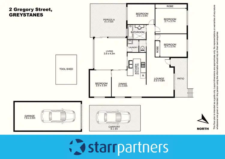 Floorplan of Homely house listing, 2 Gregory Street, Greystanes NSW 2145
