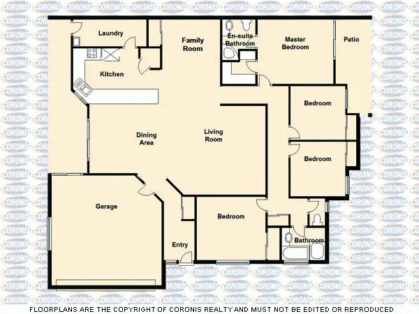 Floorplan of Homely semi-detached listing, 53 Cottontree Drive, Narangba QLD 4504