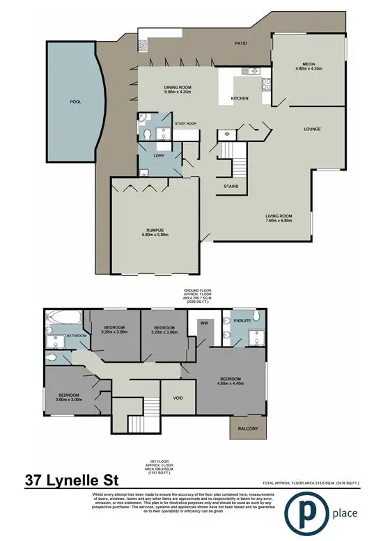 Floorplan of Homely house listing, 37 Lynelle Street, Sunnybank Hills QLD 4109