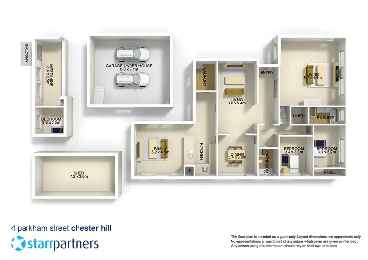 Floorplan of Homely house listing, 4 Parkham Street, Chester Hill NSW 2162