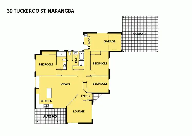 Floorplan of Homely house listing, 39 Tuckeroo Street, Narangba QLD 4504