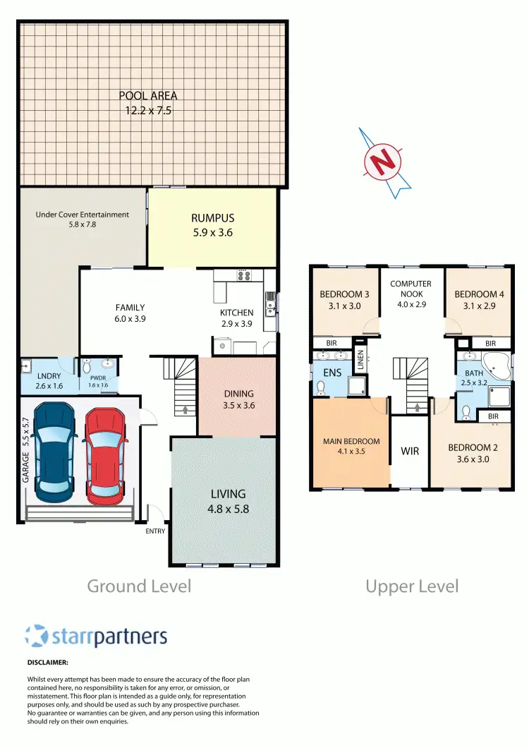 Floorplan of Homely house listing, 52 Lucas Circuit, Kellyville NSW 2155