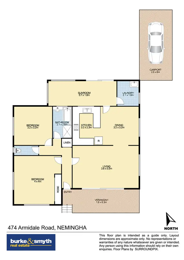 Floorplan of Homely house listing, 474 Armidale Road, Tamworth NSW 2340