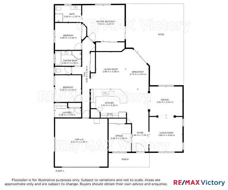 Floorplan of Homely house listing, 18 Willowleaf Circuit, Upper Caboolture QLD 4510
