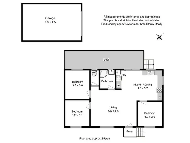 Floorplan of Homely house listing, 46 Skeggs Avenue, White Beach TAS 7184