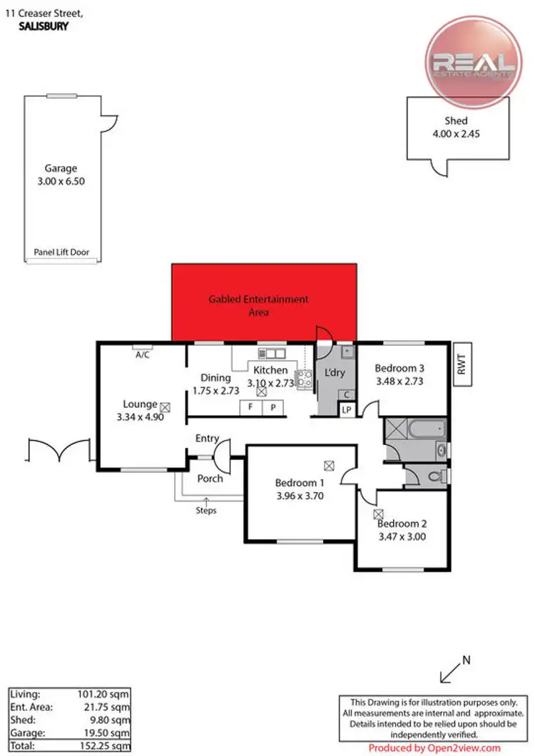 Floorplan of Homely house listing, 11 Creaser Street, Salisbury SA 5108