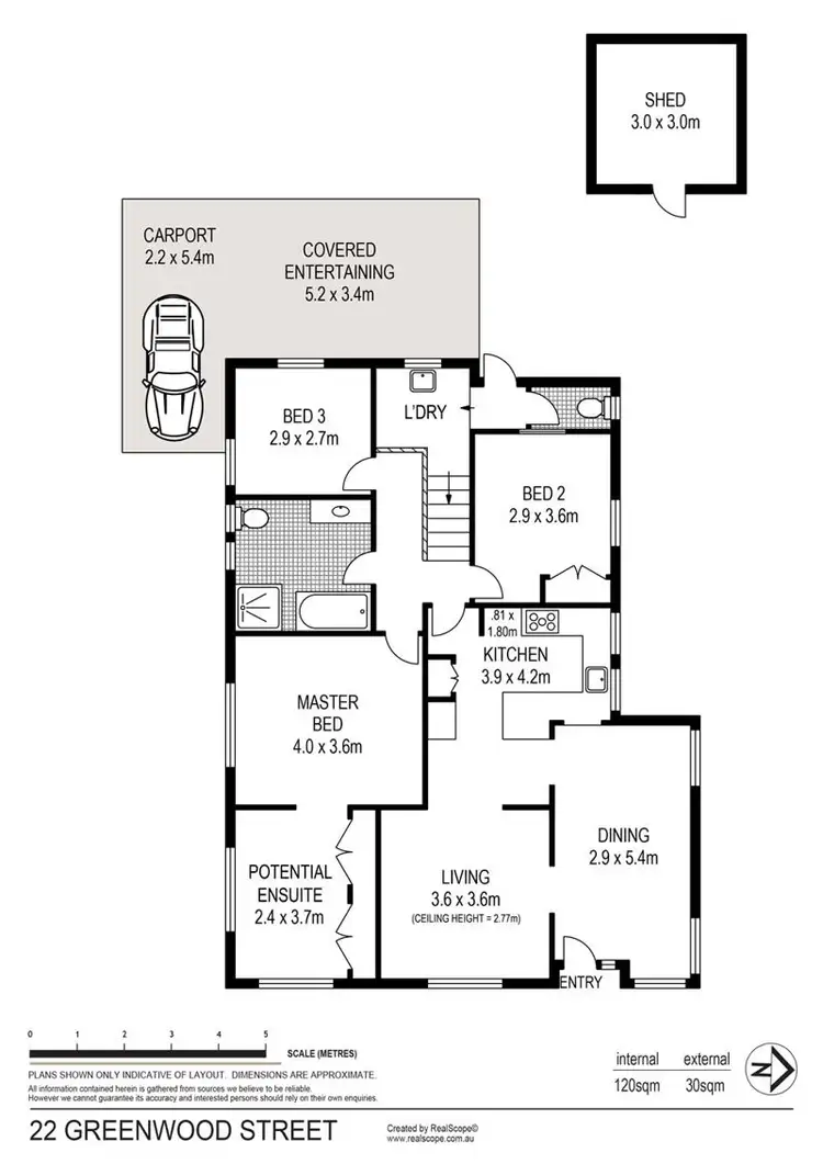 Floorplan of Homely house listing, 22 Greenwood Street, Brighton QLD 4017