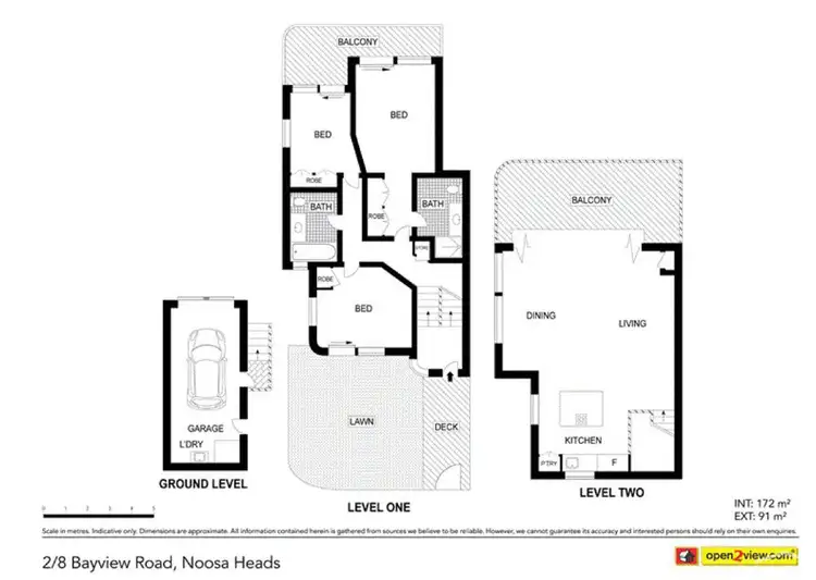 Floorplan of Homely unit listing, 2/8 Bayview Road, Noosa Heads QLD 4567