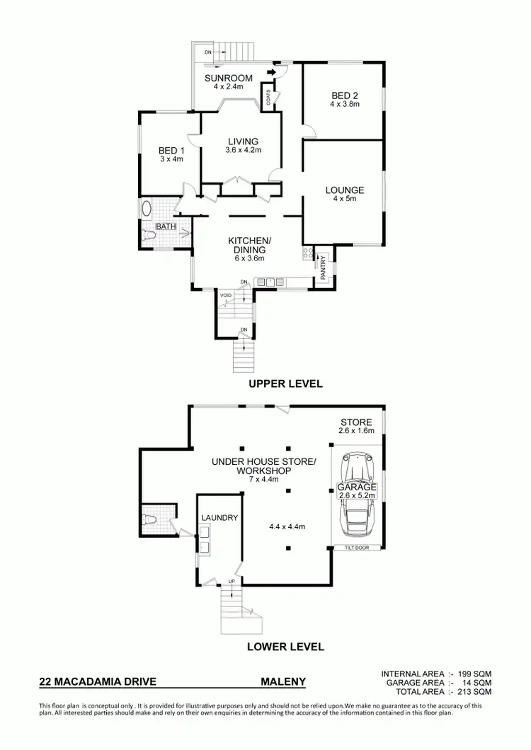 Floorplan of Homely house listing, 22 Macadamia Drive, Maleny QLD 4552