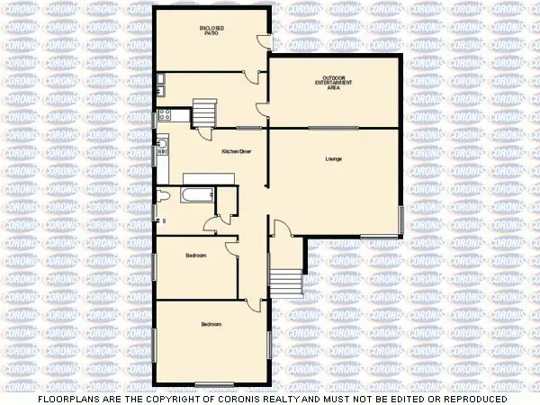 Floorplan of Homely land listing, 4 Crescent Ave, Enoggera QLD 4051