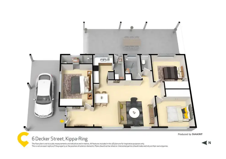 Floorplan of Homely house listing, 6 Decker Street, Kippa-ring QLD 4021