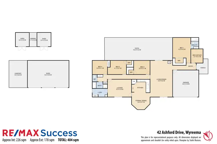 Floorplan of Homely house listing, 42 Ashford Drive, Wyreema QLD 4352