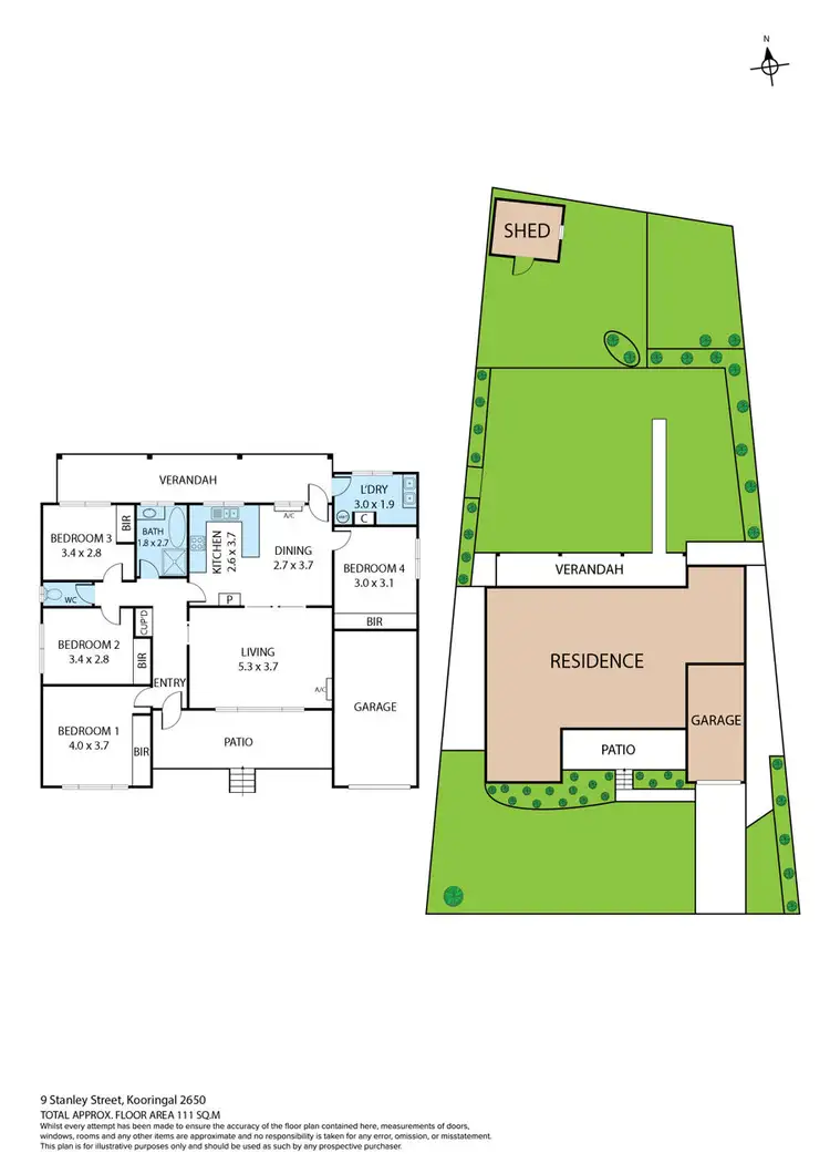 Floorplan of Homely house listing, 9 Stanley Street, Kooringal NSW 2650