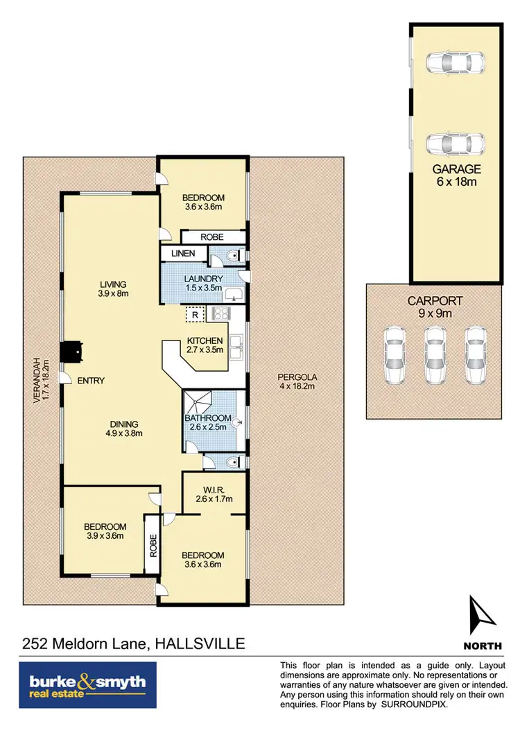 Floorplan of Homely house listing, 252 Meldorn Lane, Tamworth NSW 2340
