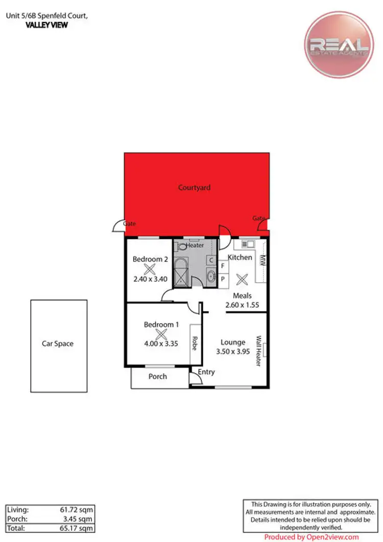 Floorplan of Homely house listing, 5/6b Spenfeld Court, Valley View SA 5093
