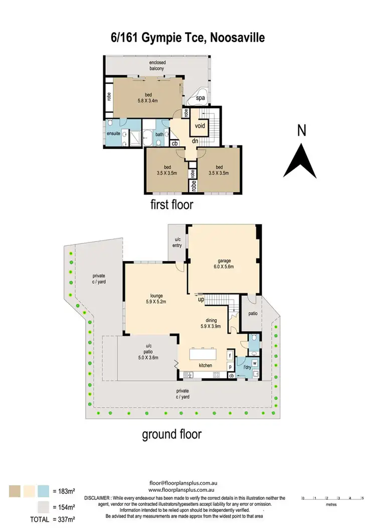 Floorplan of Homely house listing, 6/161 Gympie Terrace, Noosaville QLD 4566