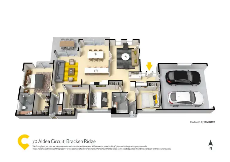 Floorplan of Homely house listing, 70 Aldea Circuit, Bracken Ridge QLD 4017