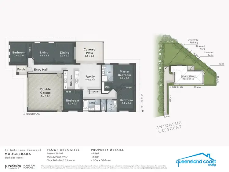 Floorplan of Homely house listing, 65 Antonson Crescent, Mudgeeraba QLD 4213