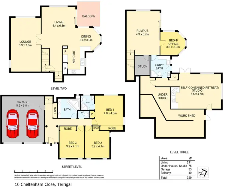 Floorplan of Homely house listing, 10 Cheltenham Close, Terrigal NSW 2260