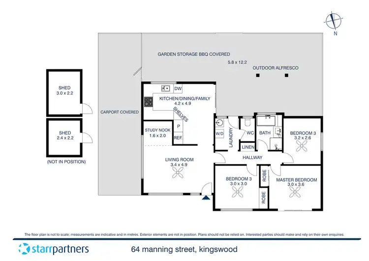 Floorplan of Homely house listing, 64 Manning Street, Kingswood NSW 2747