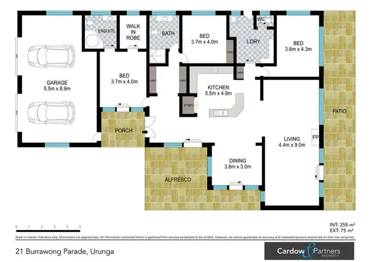 Floorplan of Homely house listing, 21 Burrawong Parade, Urunga NSW 2455