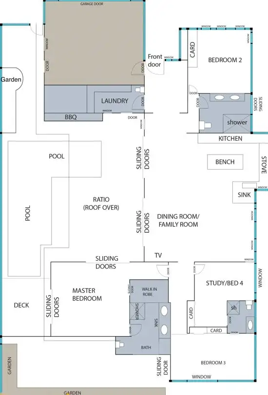 Floorplan of Homely house listing, 14/14-32 Barrier Street, Port Douglas QLD 4877