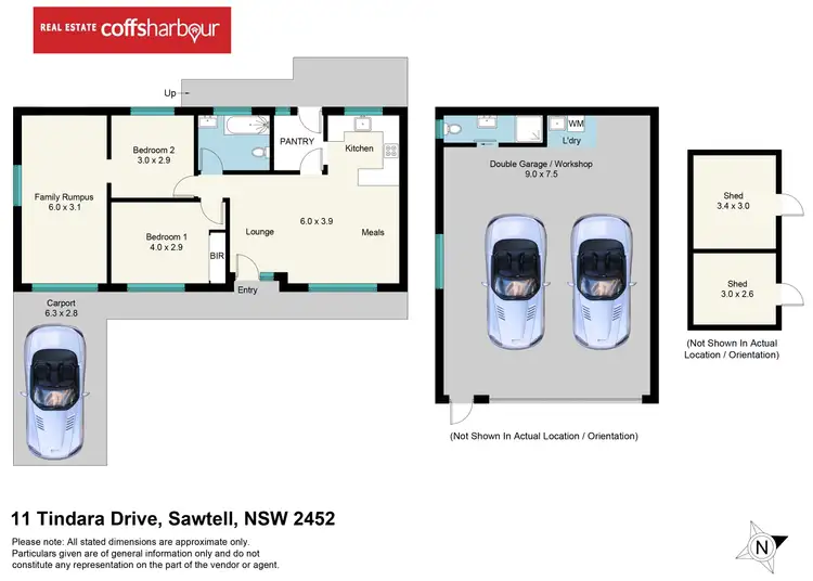 Floorplan of Homely house listing, 11 Tindara Drive, Sawtell NSW 2452
