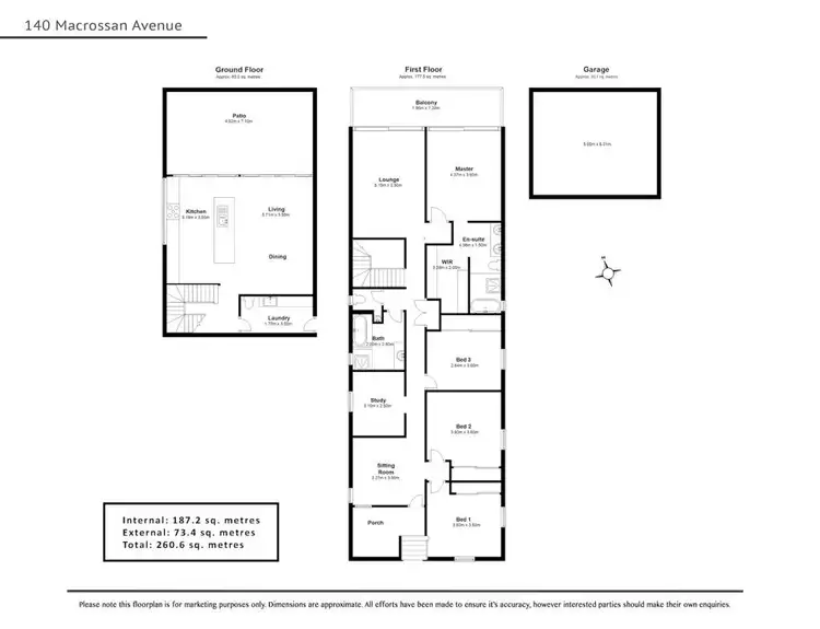 Floorplan of Homely house listing, 140 Macrossan Avenue, Norman Park QLD 4170