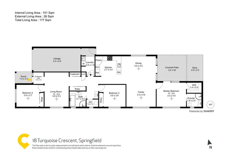 Floorplan of Homely house listing, 18 Turquoise Crescent, Springfield QLD 4300