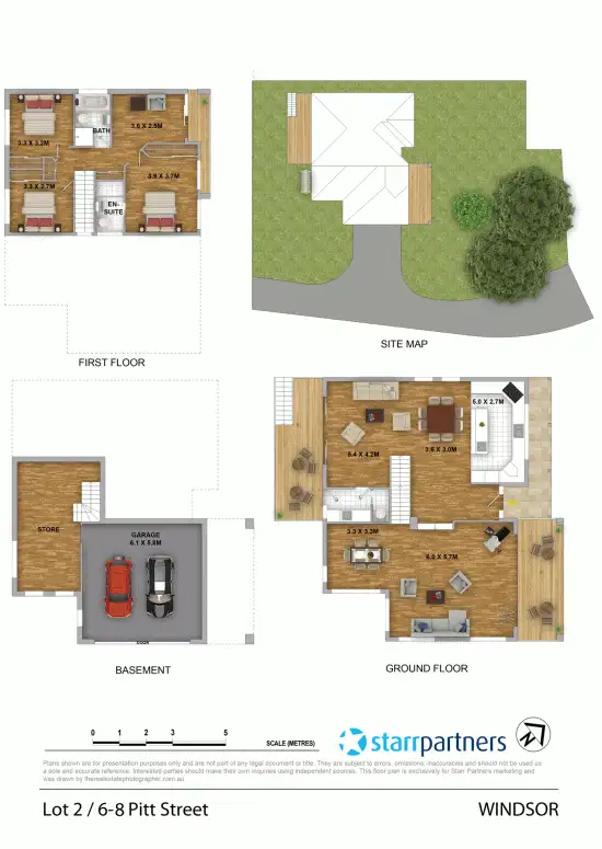 Floorplan of Homely house listing, 6-8 Pitt Street, Windsor NSW 2756