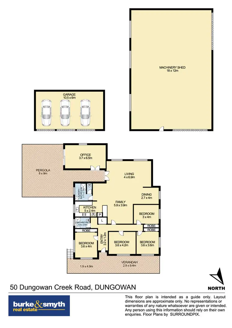 Floorplan of Homely house listing, 50 Dungowan Creek Road, Tamworth NSW 2340
