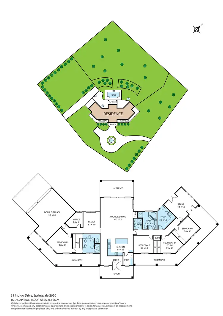 Floorplan of Homely house listing, 31 Indigo Drive, Springvale NSW 2650