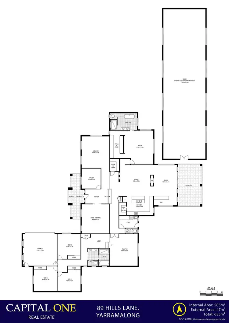 Floorplan of Homely rural property listing, 89 Hills Lane, Yarramalong NSW 2259