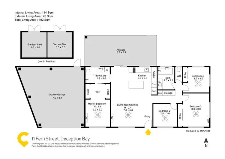 Floorplan of Homely house listing, 11 Fern Street, Deception Bay QLD 4508
