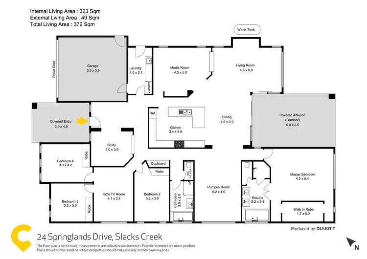 Floorplan of Homely house listing, 24 Springlands Drive, Slacks Creek QLD 4127