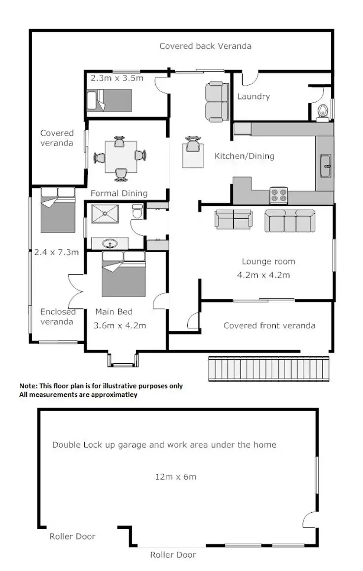 Floorplan of Homely house listing, 21 Rous Street, Kyogle NSW 2474