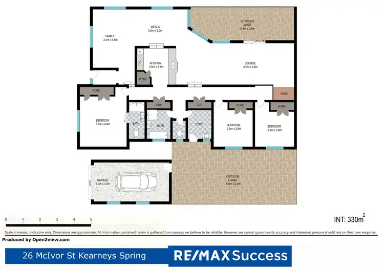 Floorplan of Homely house listing, 26 McIvor Street, Kearneys Spring QLD 4350