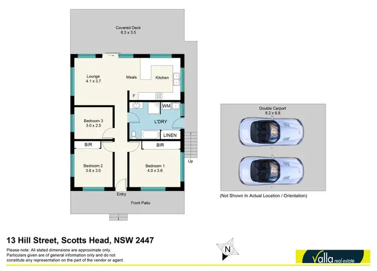 Floorplan of Homely house listing, 13 Hill Street, Scotts Head NSW 2447