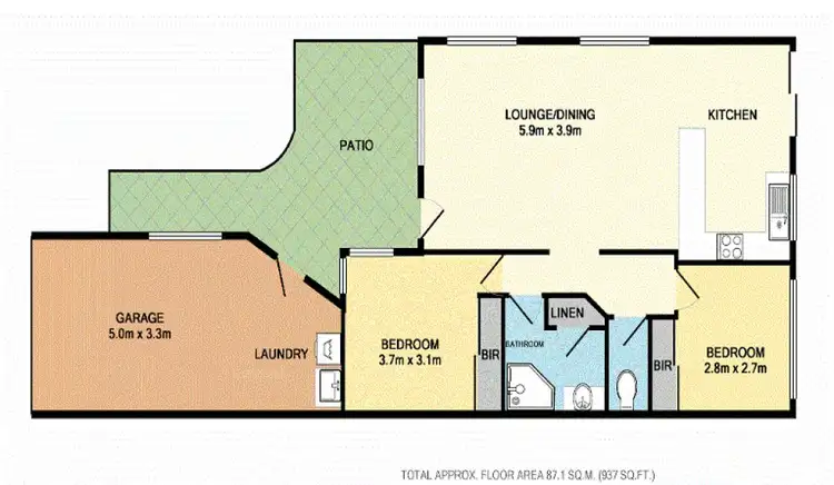 Floorplan of Homely villa listing, 16/5 Imber Street, Chermside QLD 4032