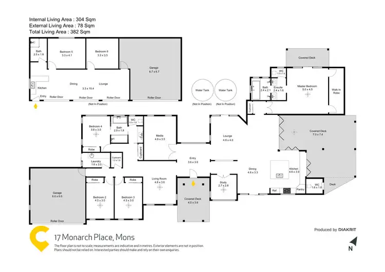 Floorplan of Homely house listing, 17 Monarch Place, Mons QLD 4556