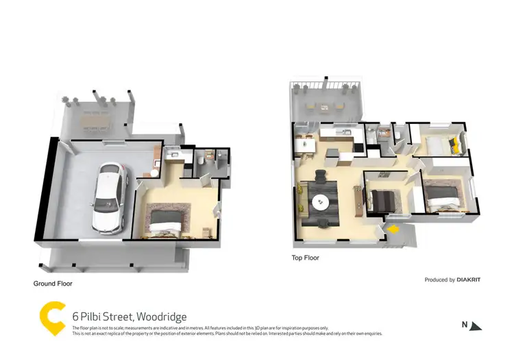 Floorplan of Homely house listing, 6 Pilbi Street, Woodridge QLD 4114