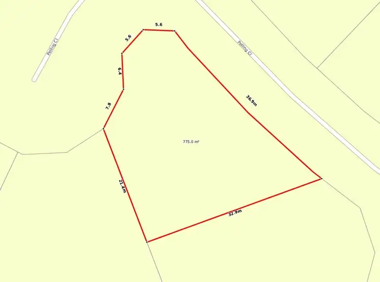Floorplan of Homely land listing, 19 Pelling Close, Kanimbla QLD 4870
