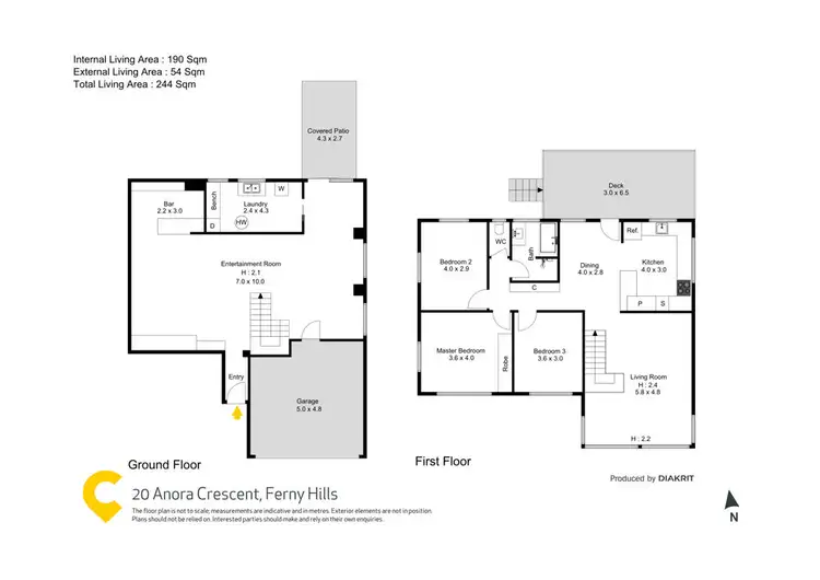 Floorplan of Homely house listing, 20 Anora Cres, Ferny Hills QLD 4055