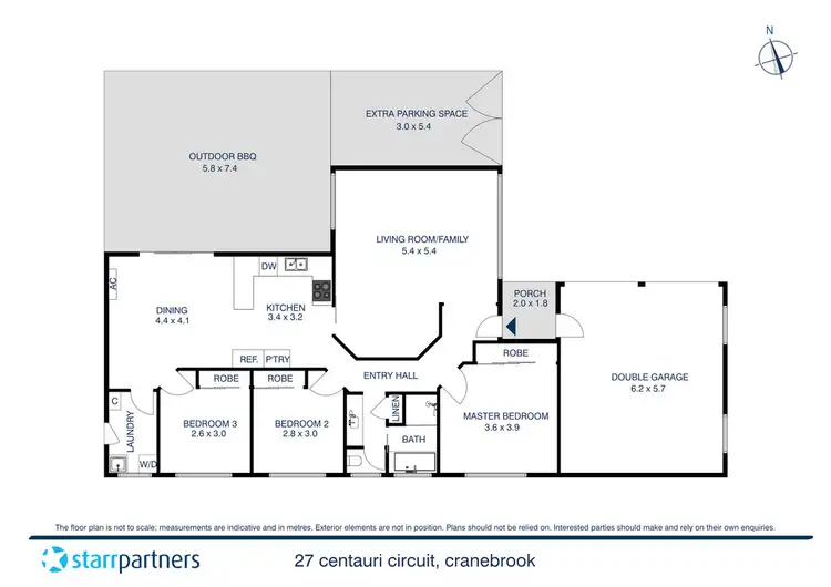Floorplan of Homely house listing, 27 Centauri Circuit, Cranebrook NSW 2749
