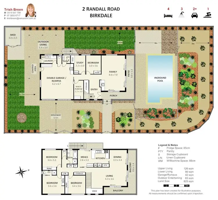 Floorplan of Homely house listing, 2 Randall Rd, Birkdale QLD 4159