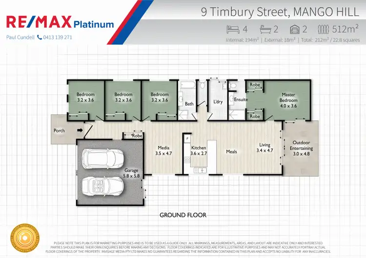 Floorplan of Homely house listing, 9 Timbury Street, Mango Hill QLD 4509